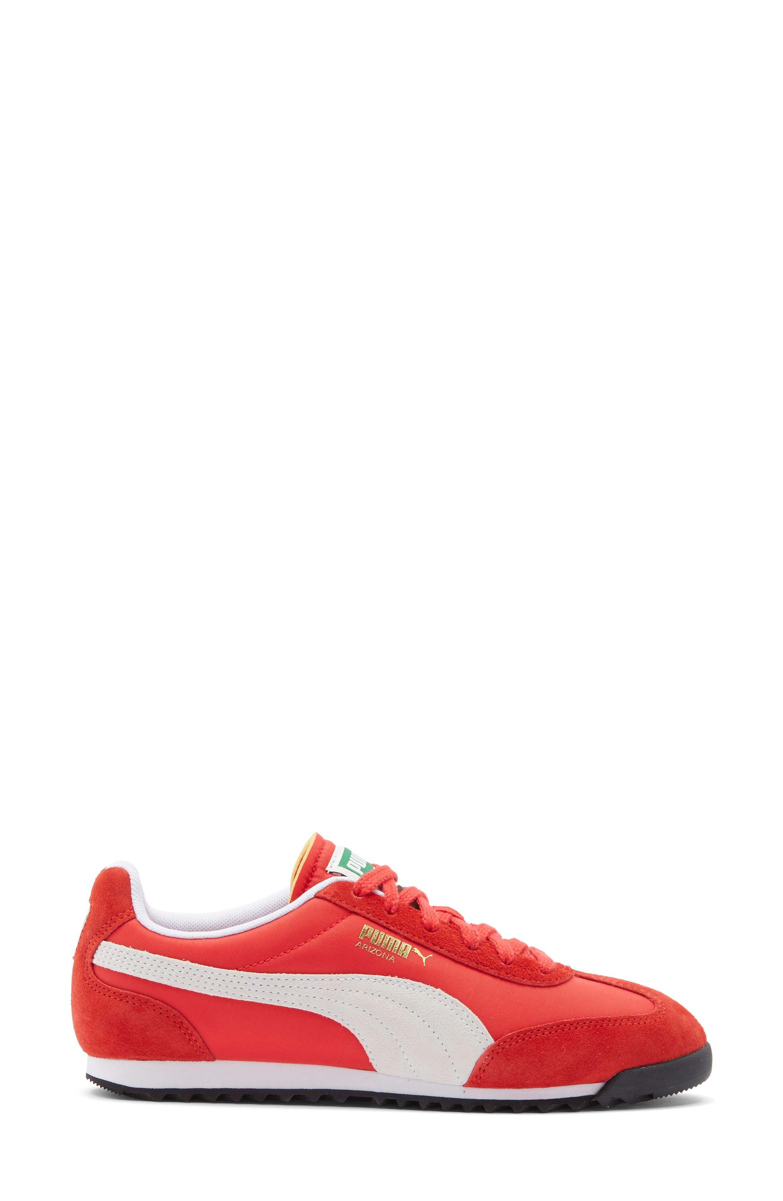 PUMA Arizona Nylon Sneaker in For All Time Red/White/Gold at Nordstrom - 3