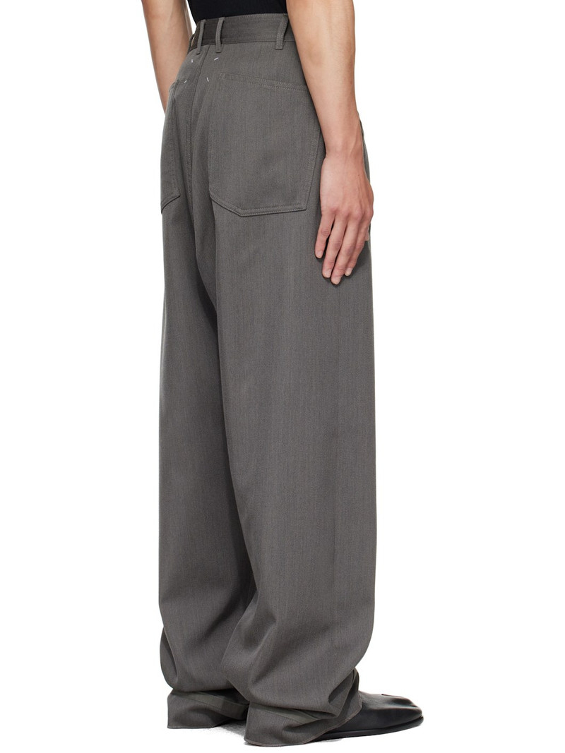 Gray Wool Trousers 3