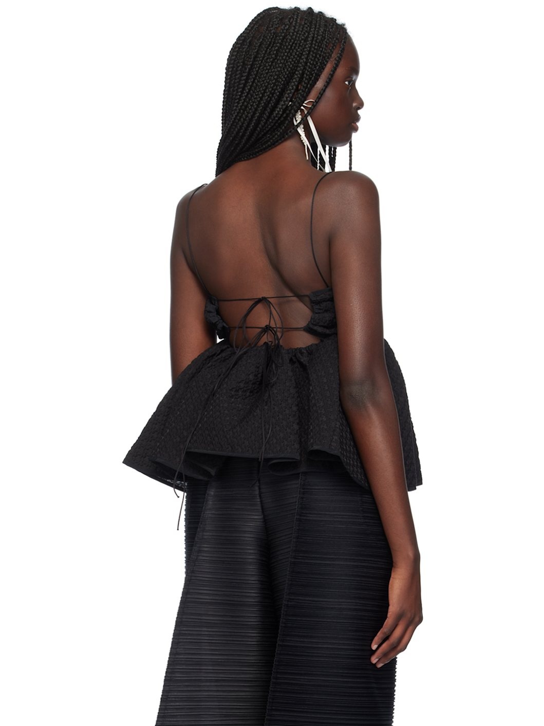 CECILIE BAHNSEN Black Selena Camisole | REVERSIBLE