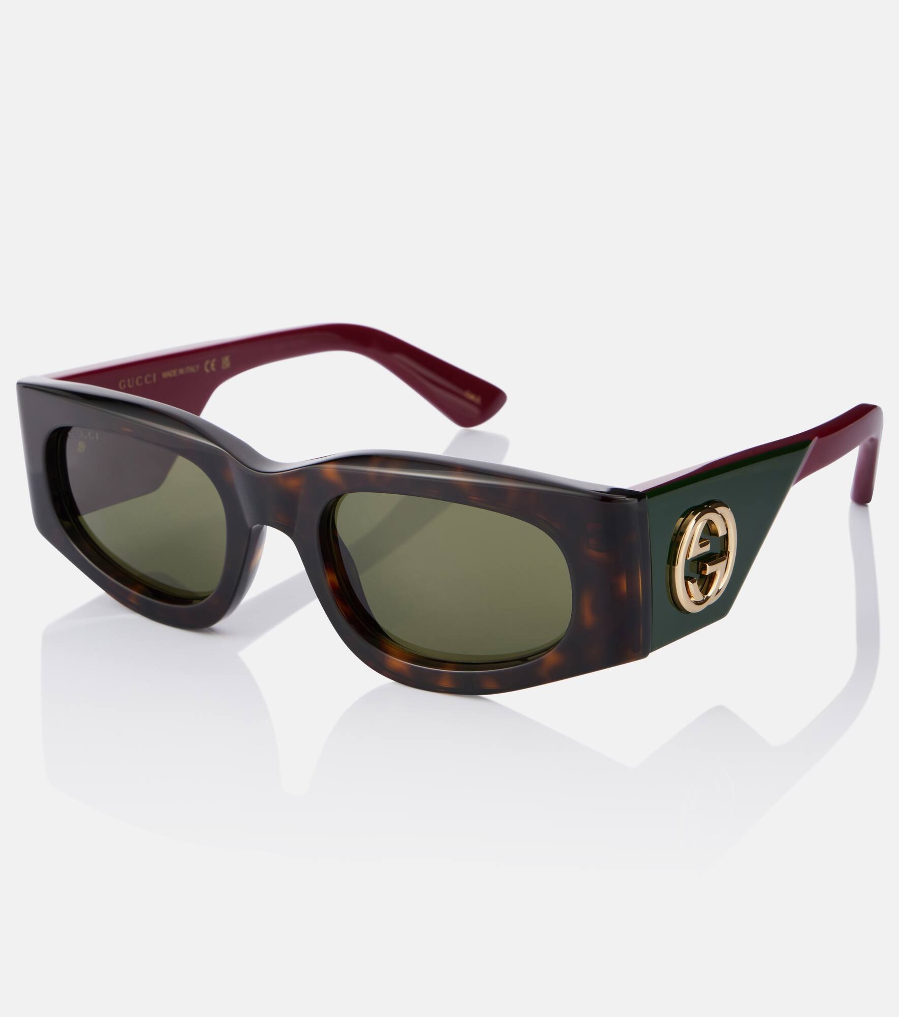 Interlocking G rectangular sunglasses - 4