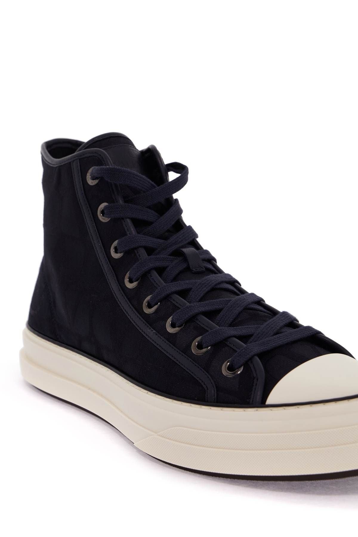 TOTALOOP TOILE ICONOGRAPHE HIGH-TOP SNEAKERS - 4