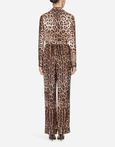 Dolce & Gabbana Pajama jumpsuit in silk twill outlook