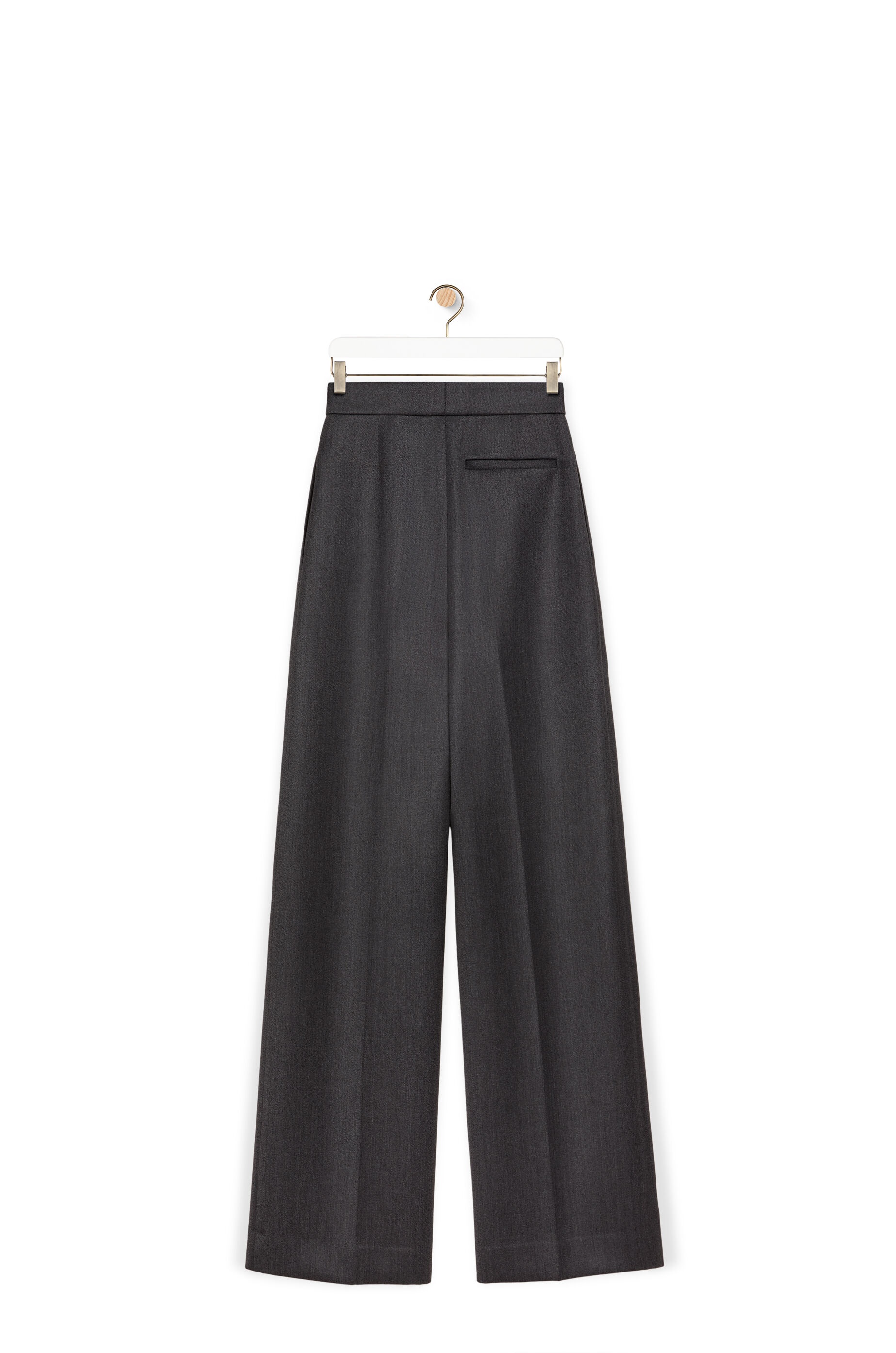 High waisted trousers in wool - 2