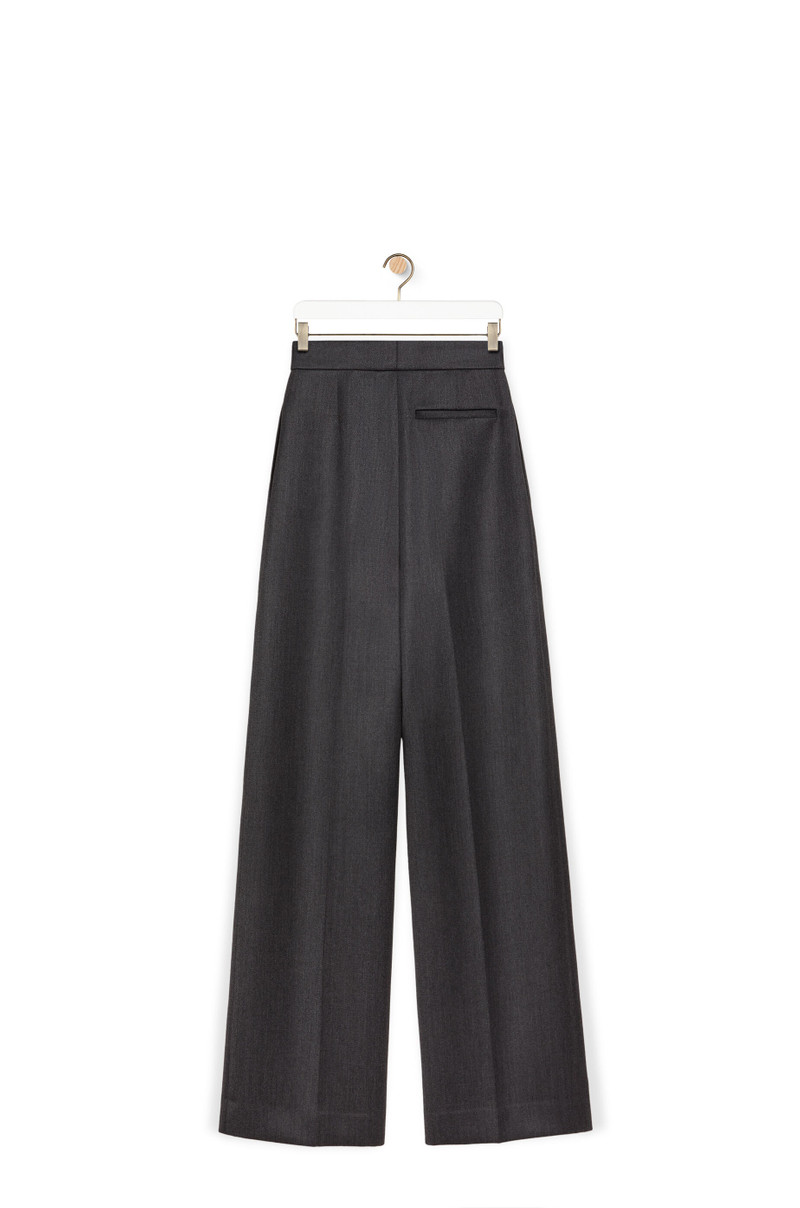 Loewe High waisted trousers in wool outlook