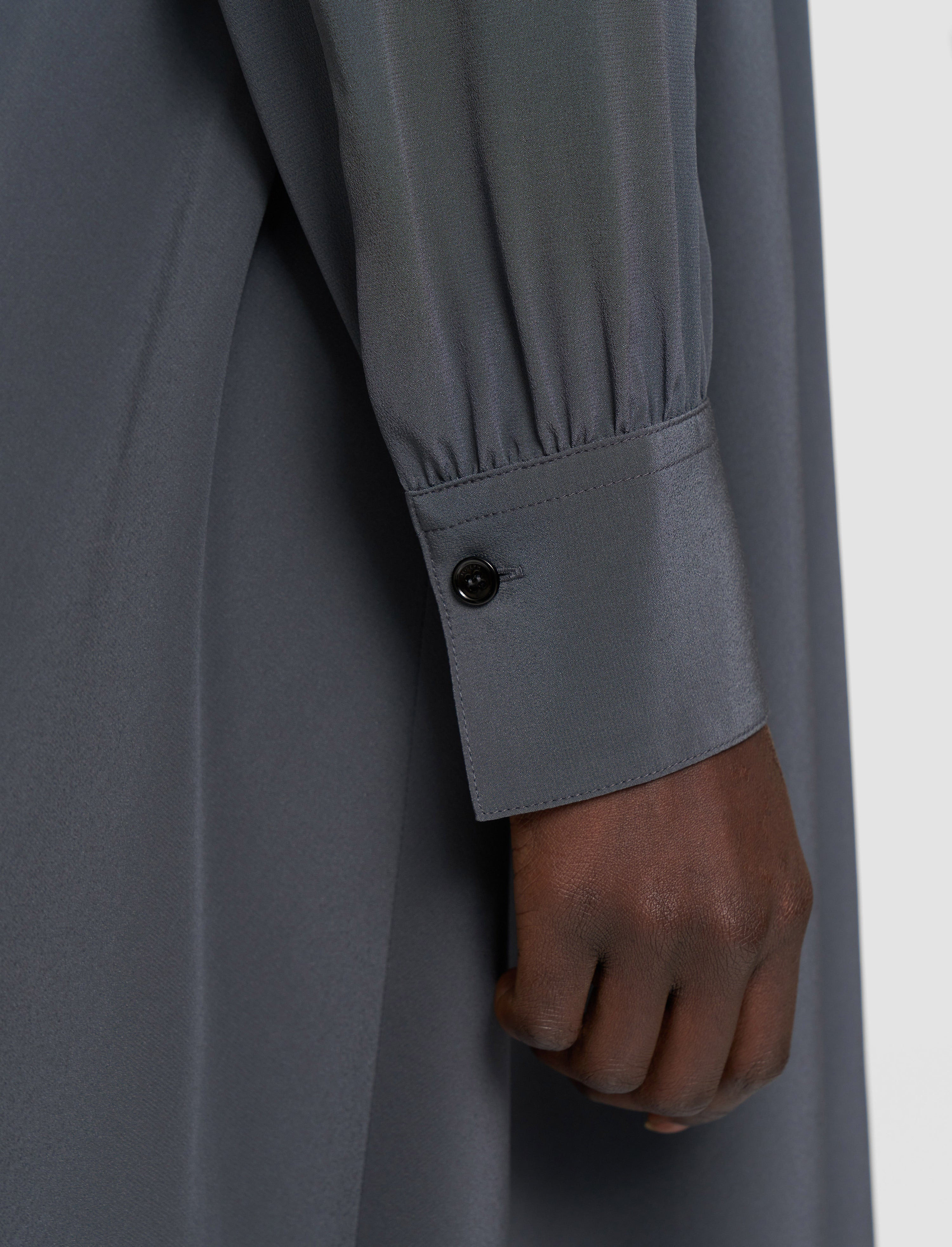 Severin Crepe de Chine Silk Dress - 4