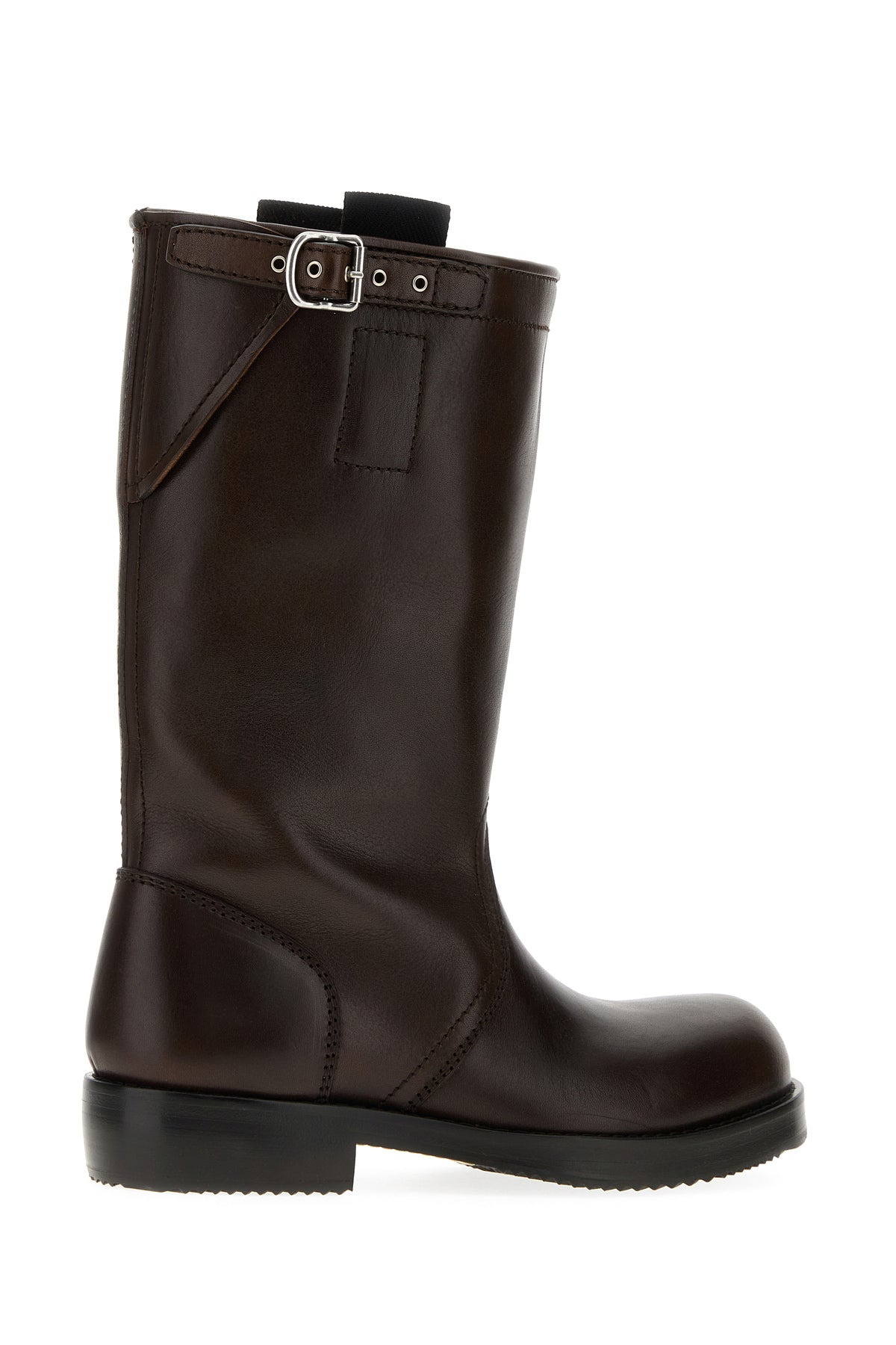 Dark brown leather boots - 3