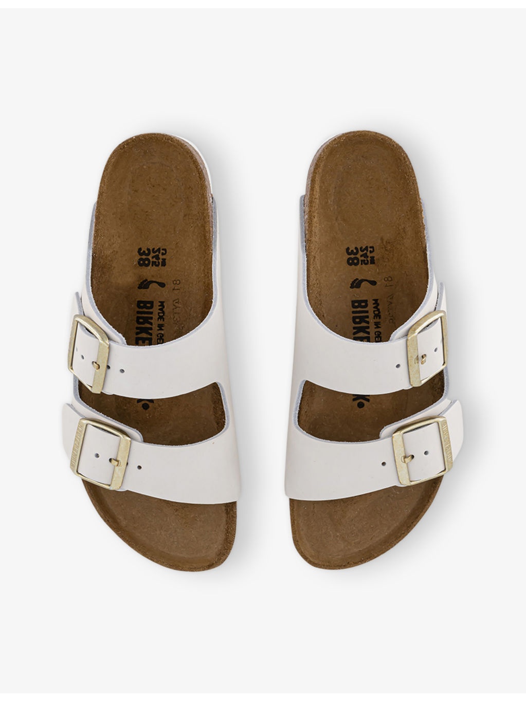 Arizona Double-Strap Leather Sandals - 2