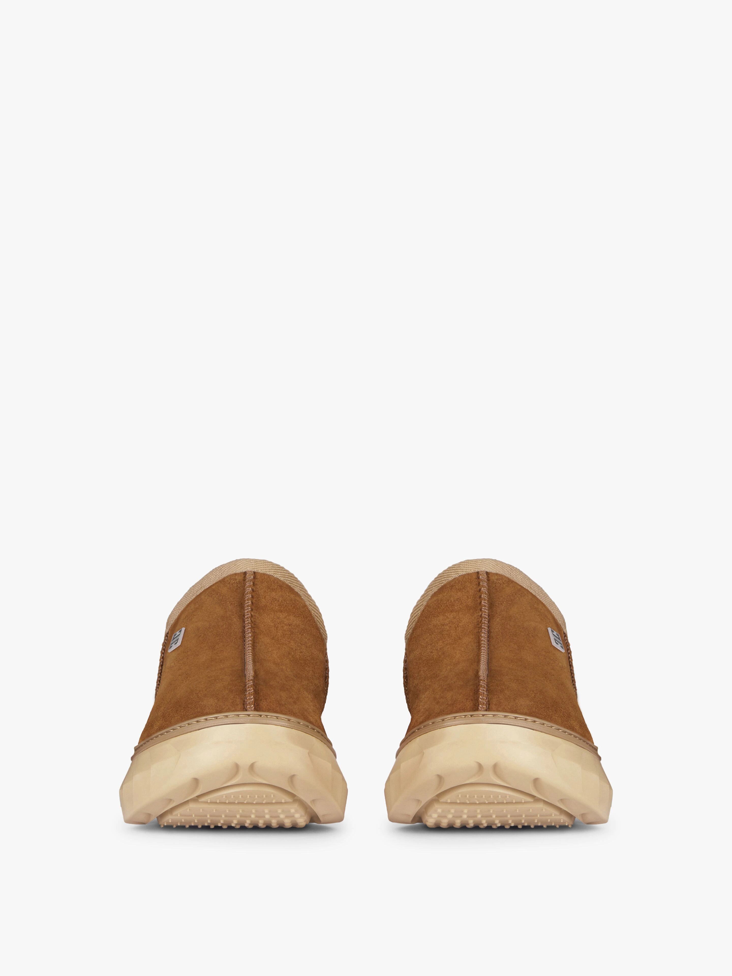 WINTER MALLOW MULES IN SUEDE AND FAUX FUR - 2