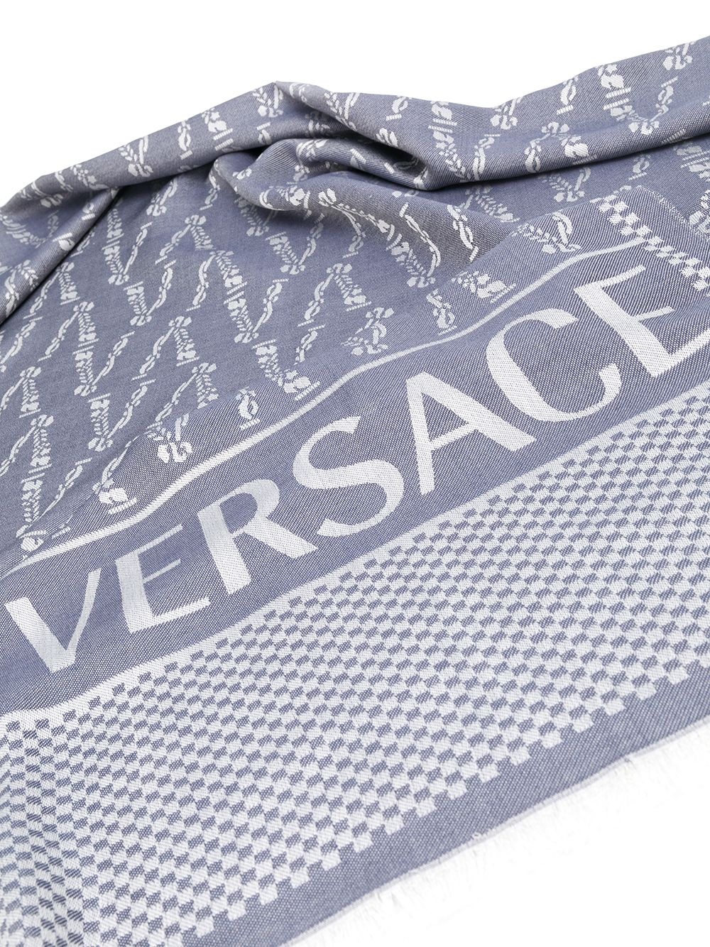 logo silk scarf - 3