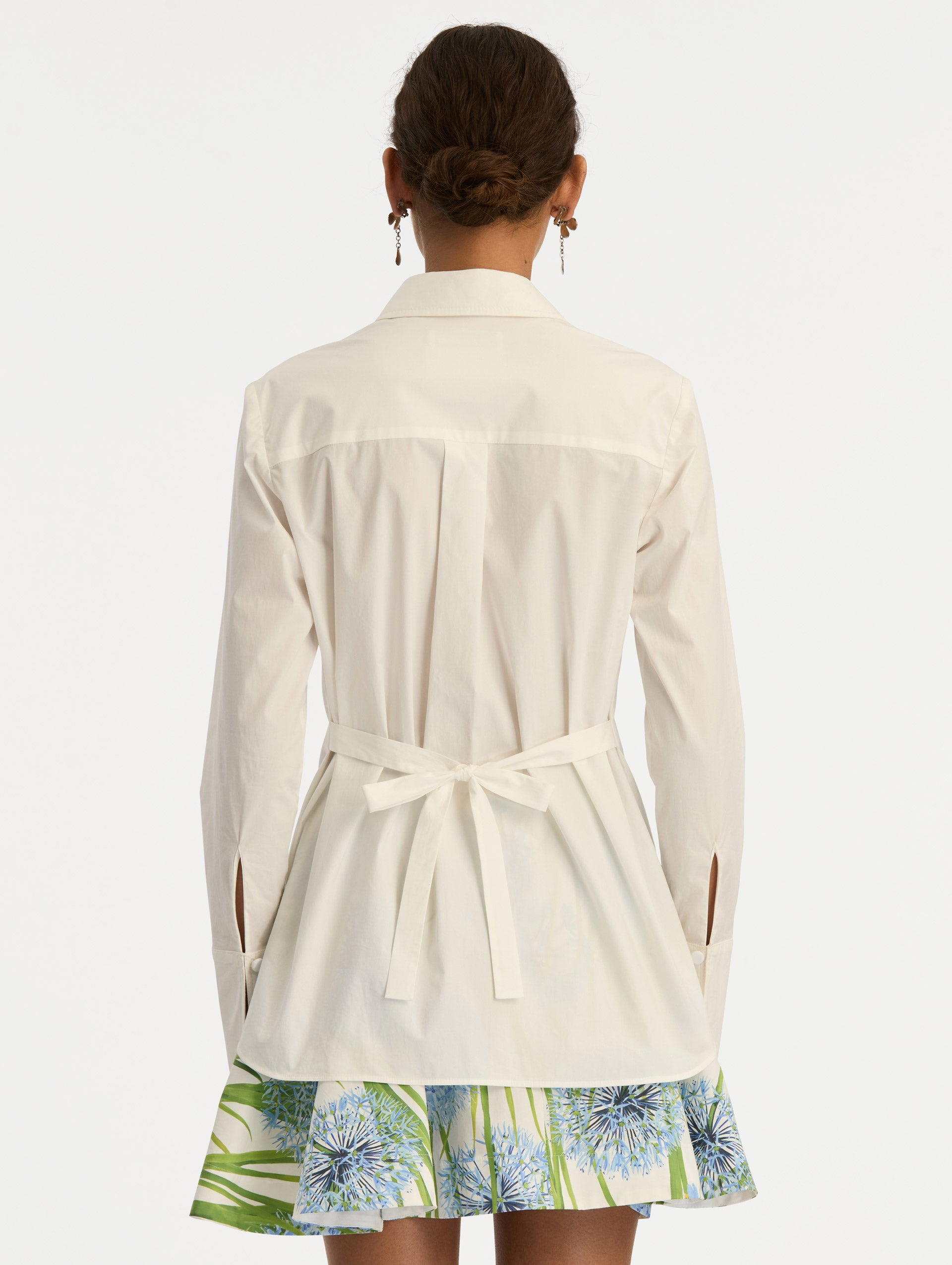 ALLIUM COTTON POPLIN BLOUSE - 4