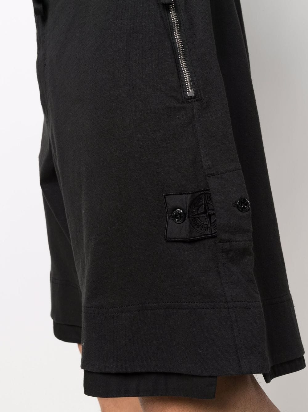 drawstring cargo shorts - 5