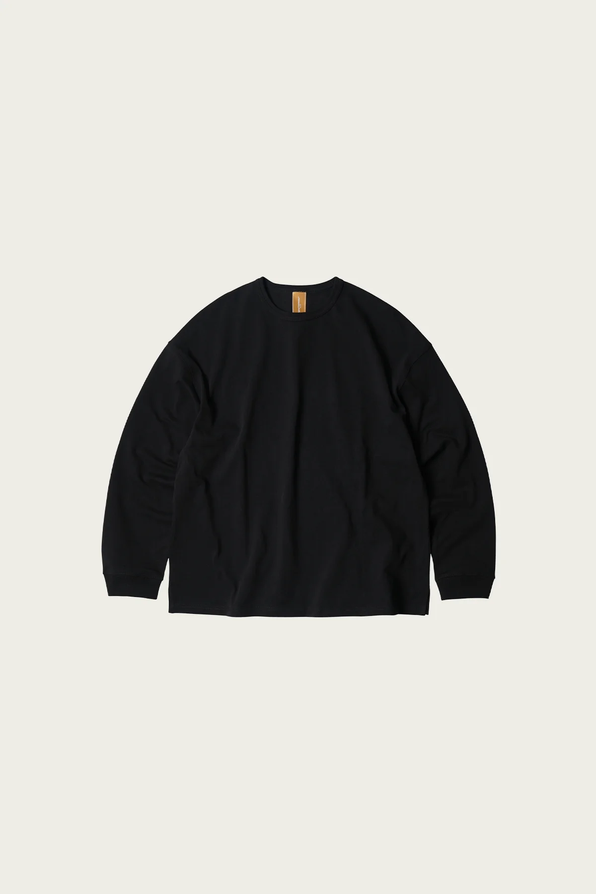 OG Double Rib L/S Tee - Black - 1