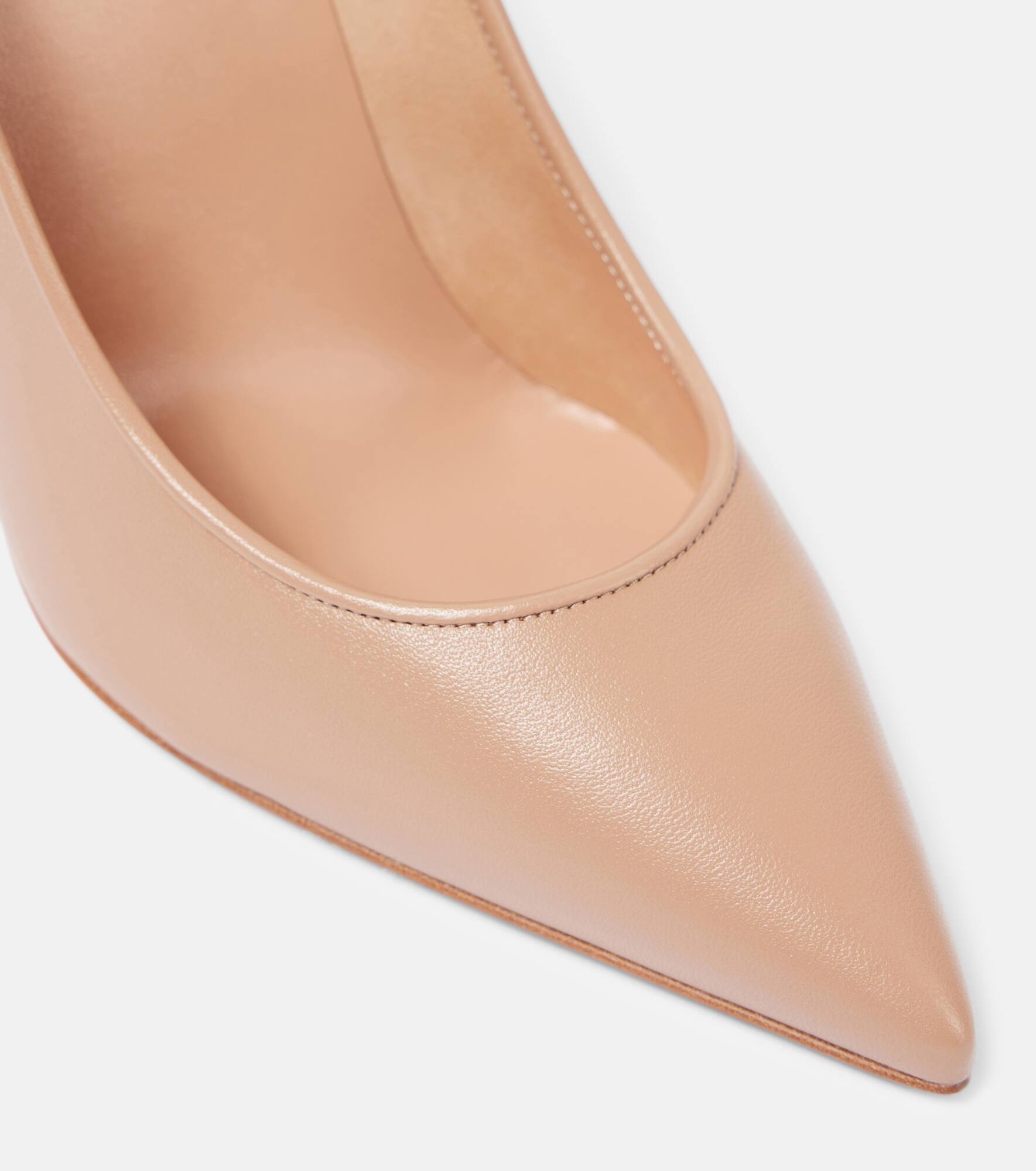 Sporty Kate 100 leather pumps - 5
