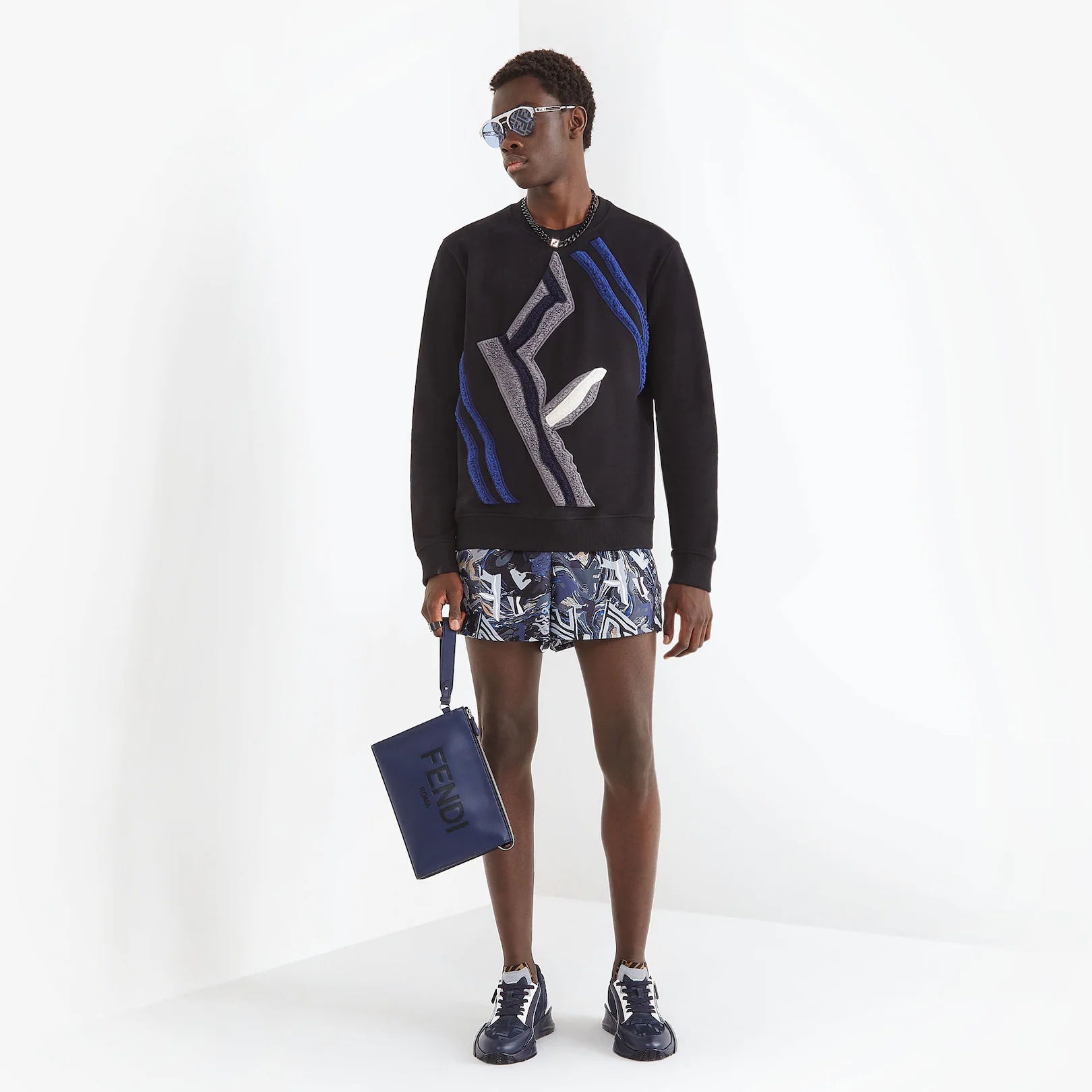 Black jersey sweatshirt - 4