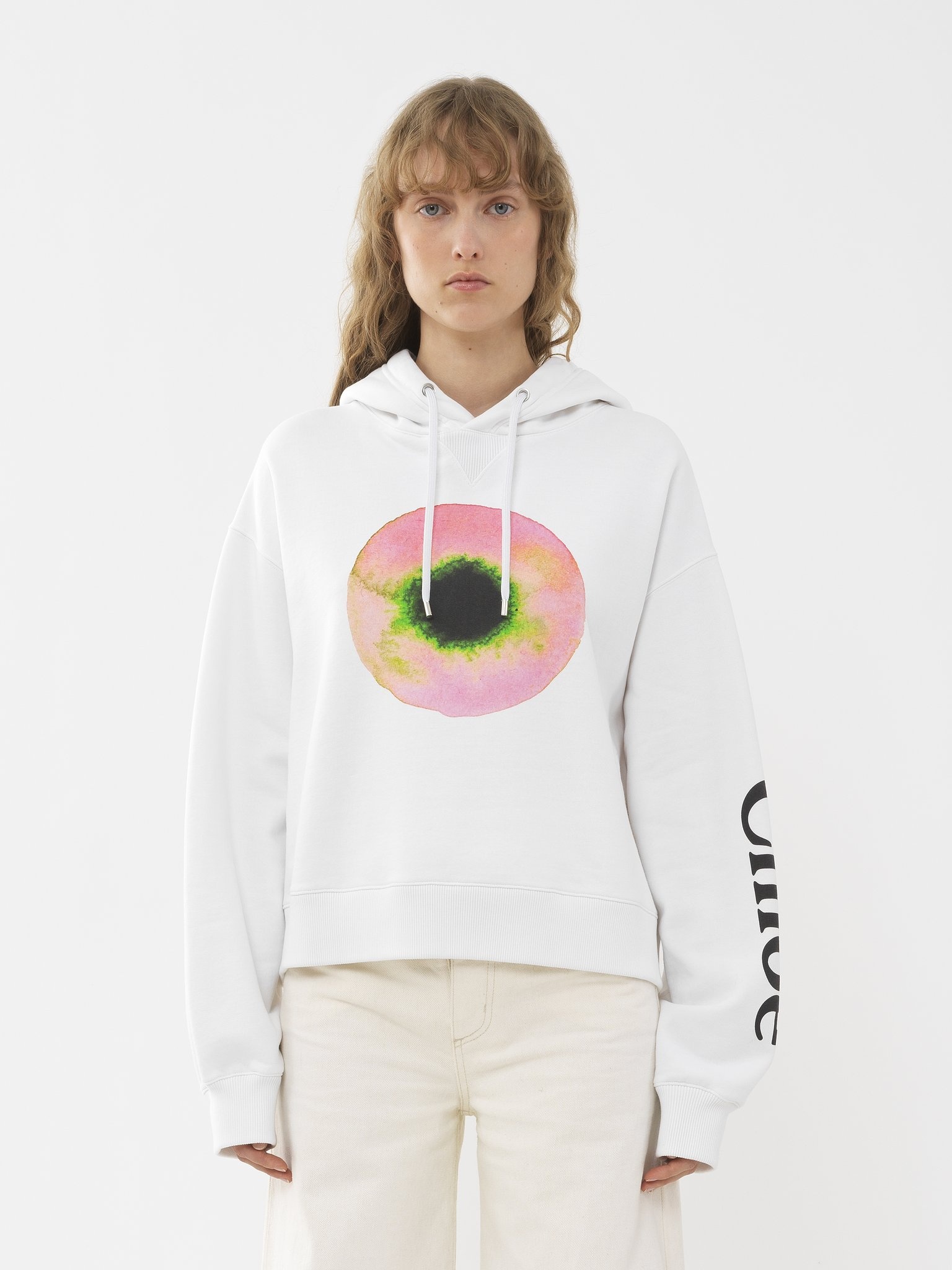PRINTED HOODED SWEATER - 6