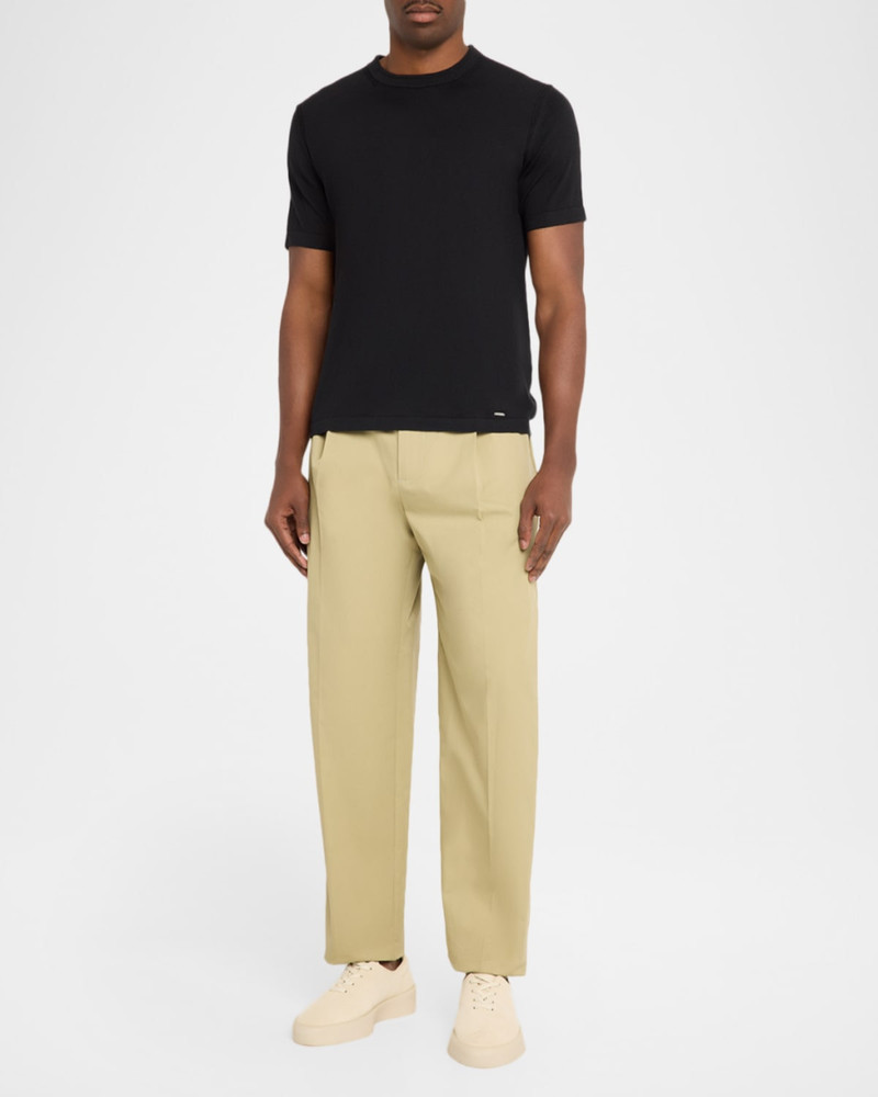 SIMKHAI Men & apos;s Duke Silk and Cotton Crewneck T-Shirt outlook