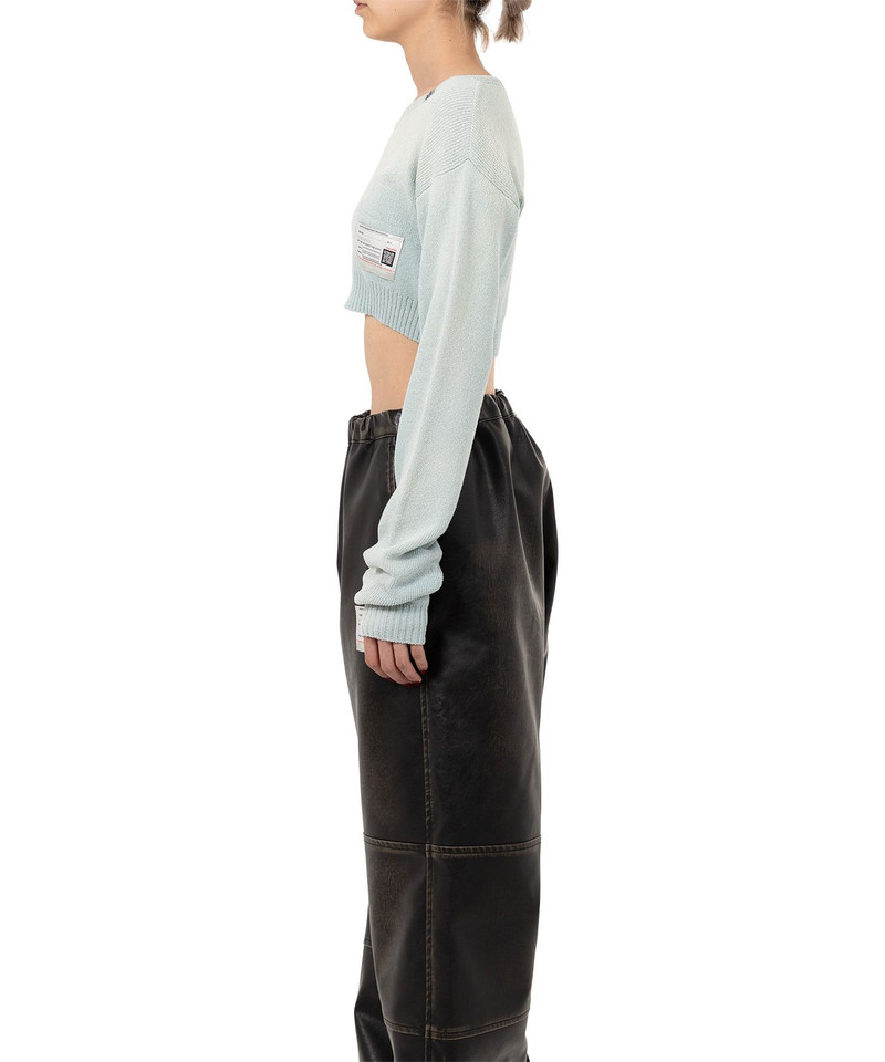 Sun Faded Like Cropped Knit Sweater 11