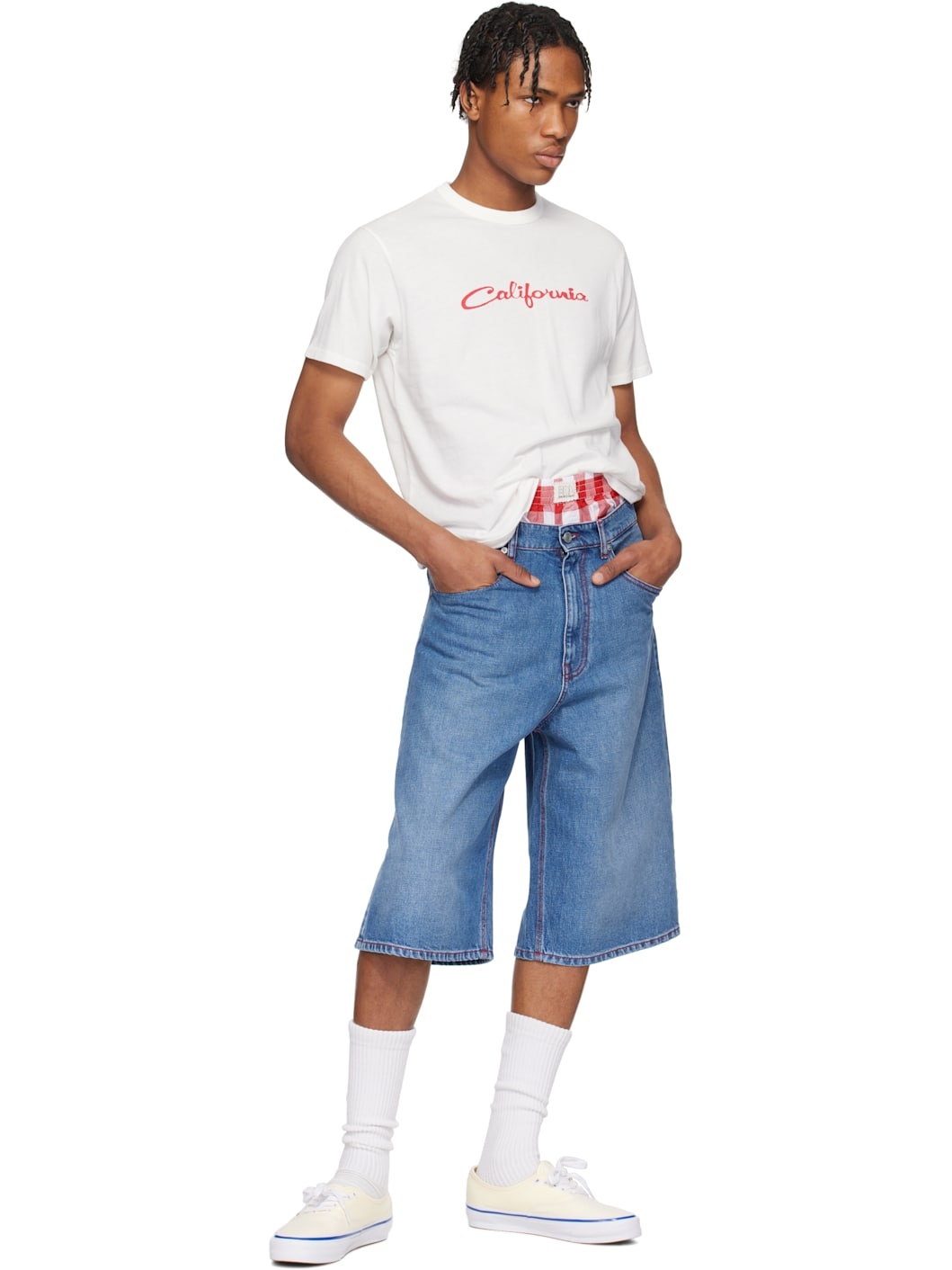 White 'California' Signature T-shirt - 4