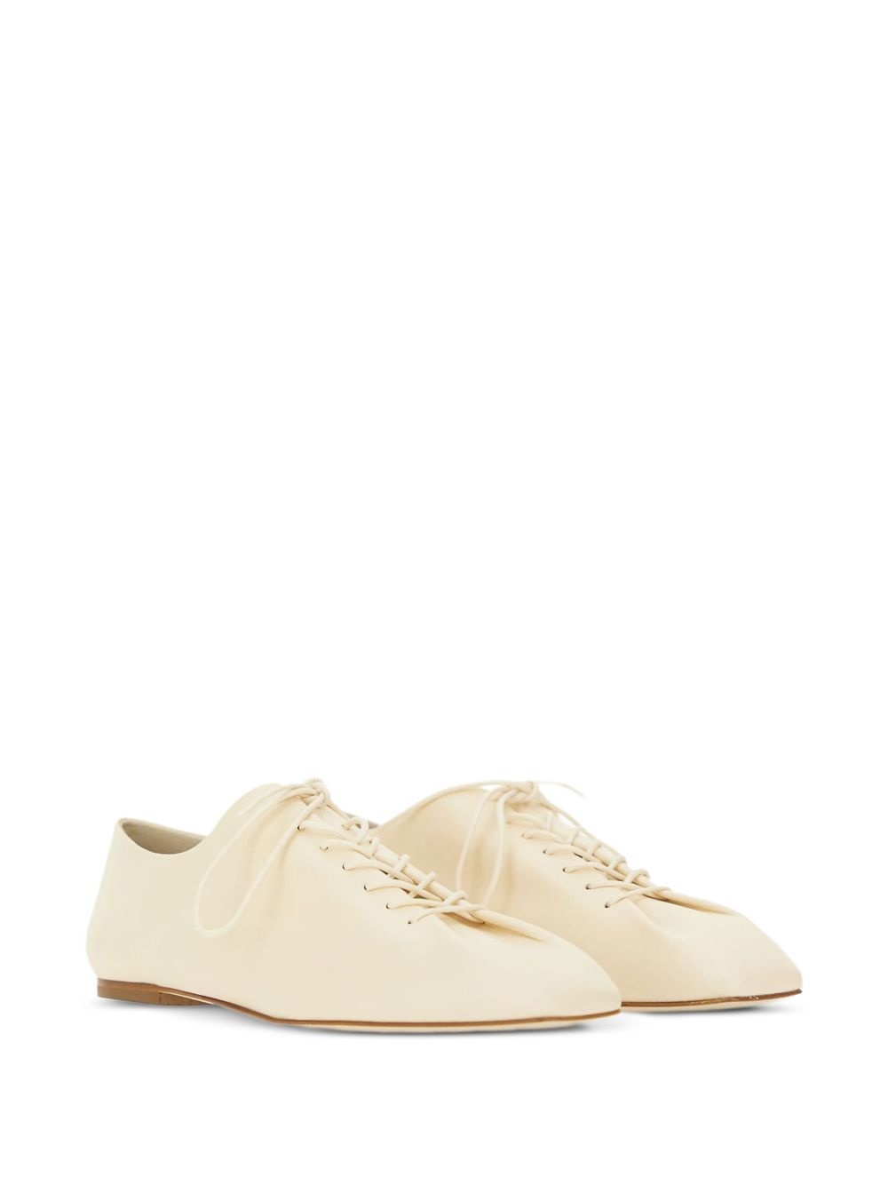 lace-up leather shoes - 2