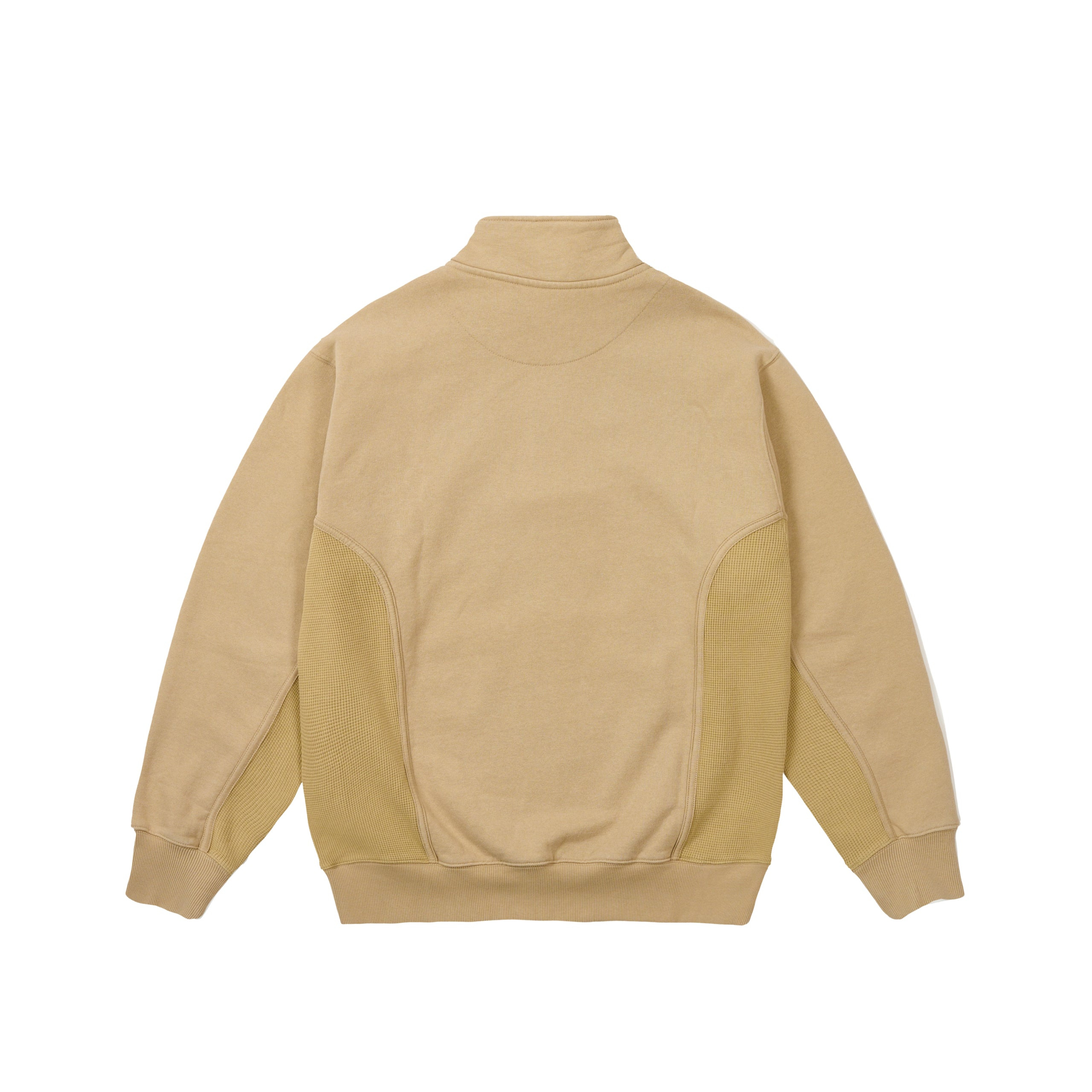 1/4 ZIP WASH OUT FUNNEL STONEY GREY - 2