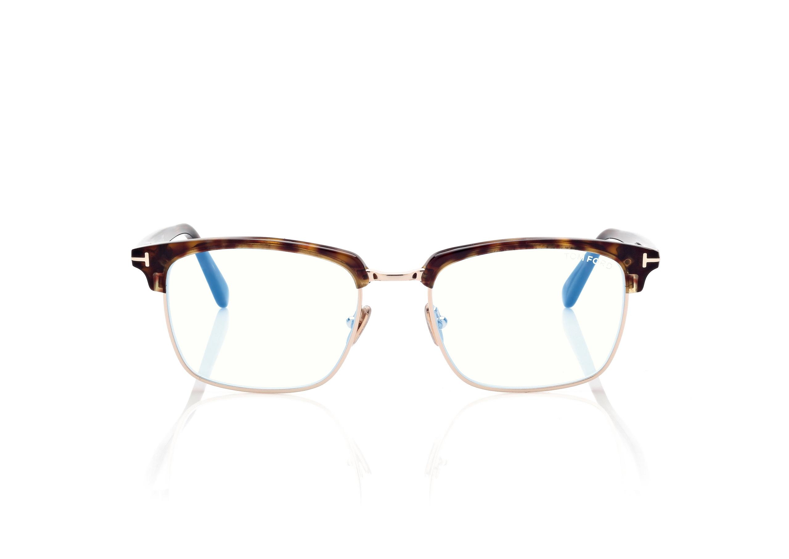 BLUE BLOCK SQUARE SHAPE OPTICALS - 1