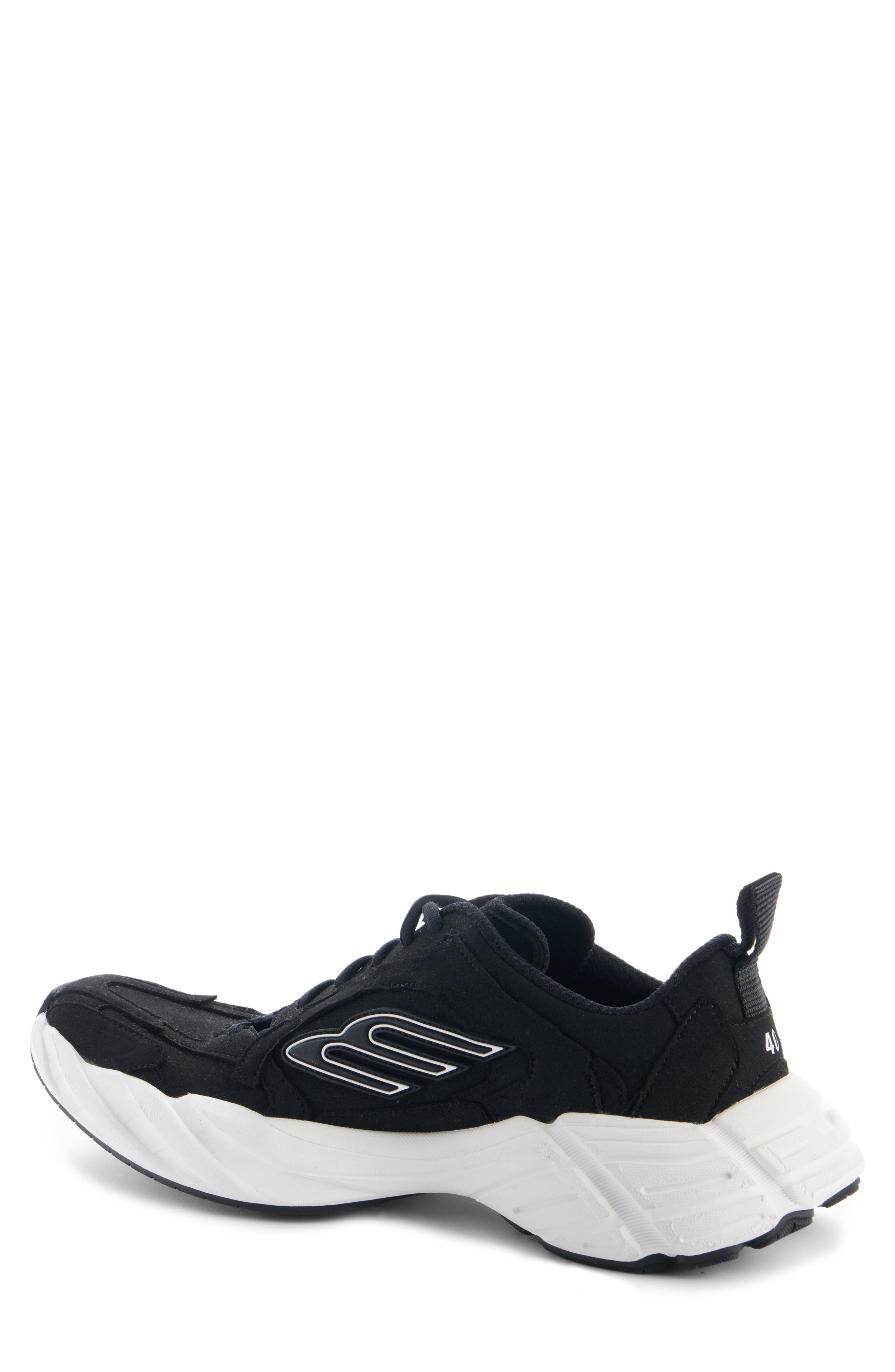 Balenciaga Monday 3B Logo Low Top Sneaker in Black/White at Nordstrom - 2