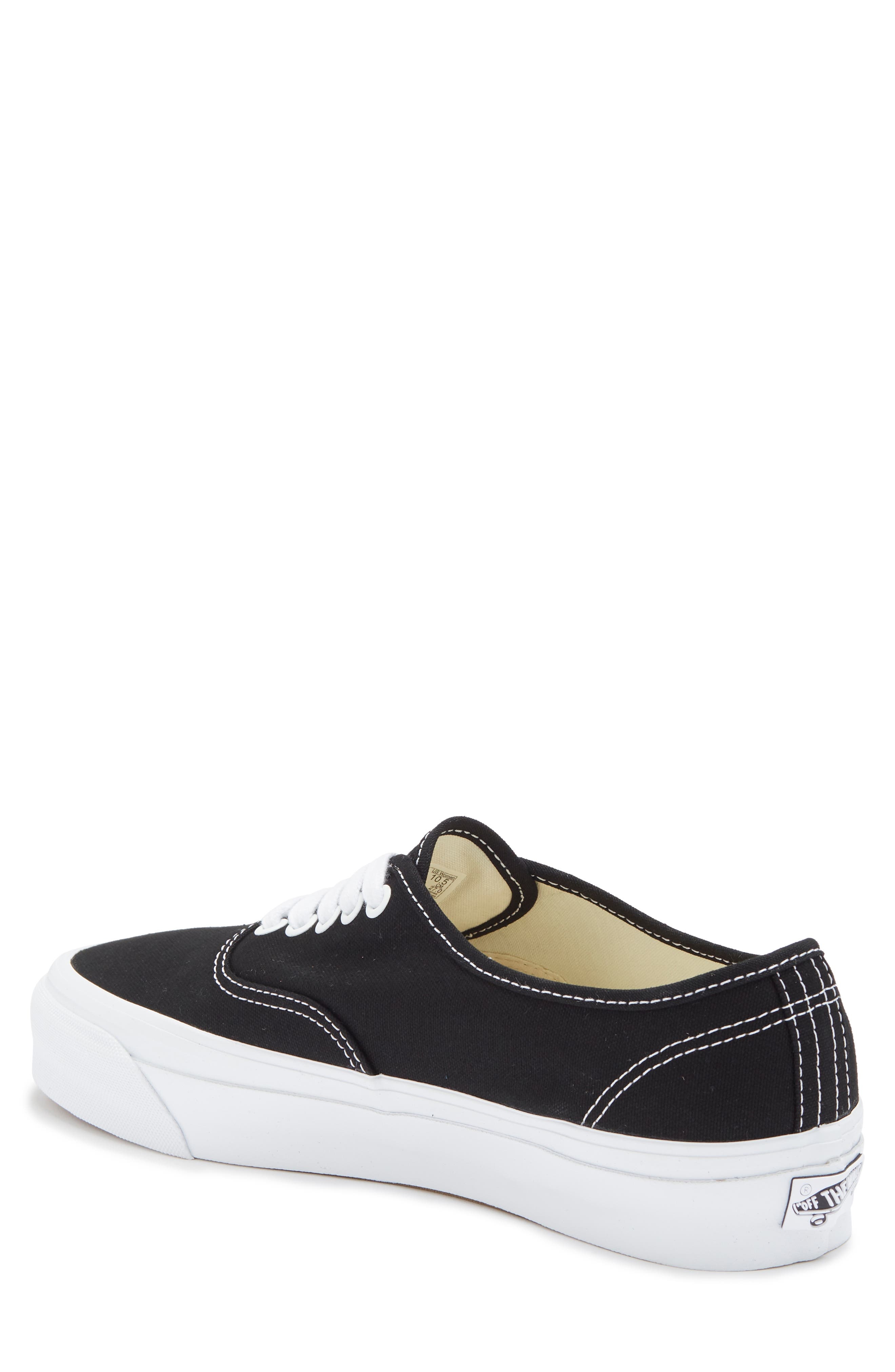 Vans Premium Authentic Reissue Sneaker in Lx Black/White at Nordstrom - 2