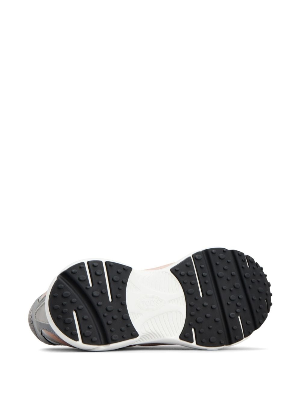 panelled low-top sneakers - 4