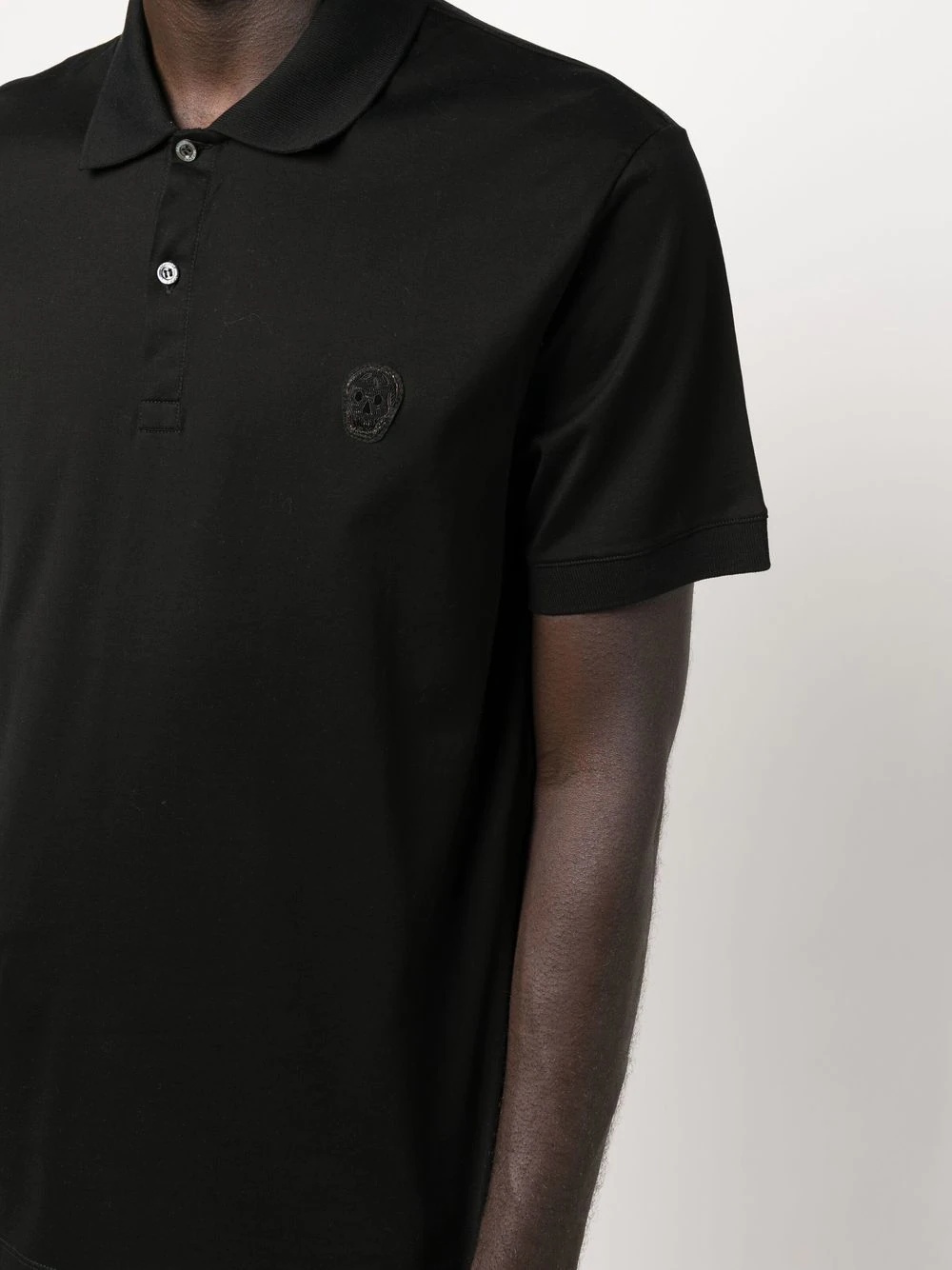 skull-appliqué polo shirt - 5