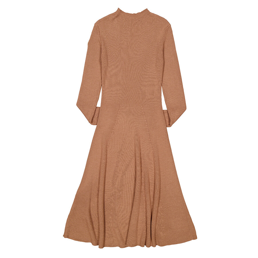 Moncler Long-Sleeve Wool Knit Midi Sweater Dress - 7