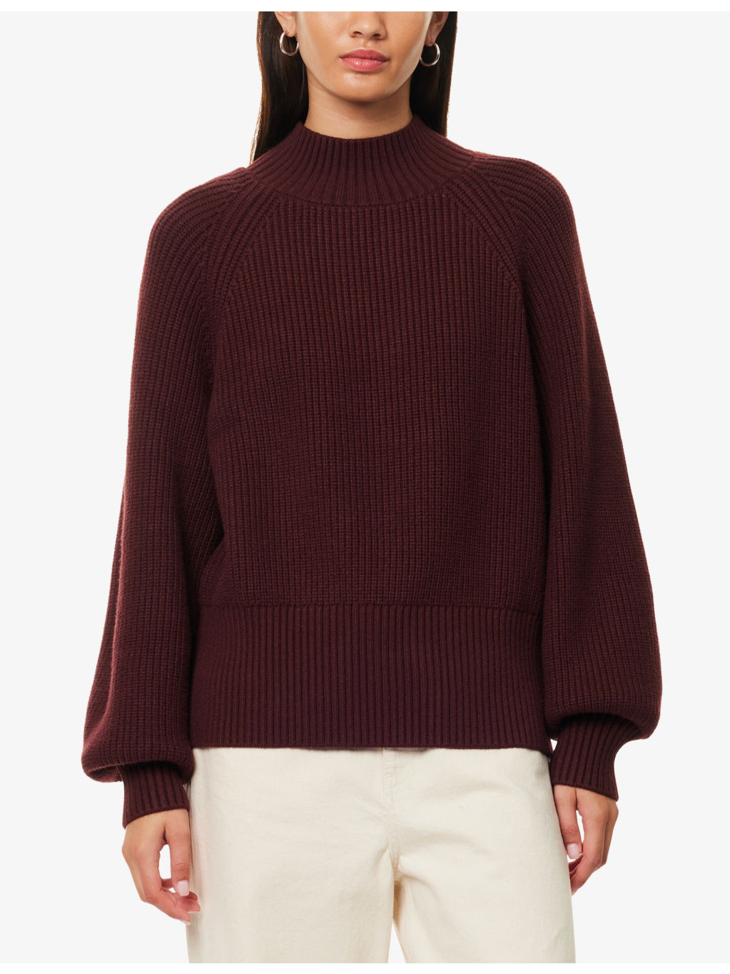 Martina High-Neck Knitted Jumper - 3