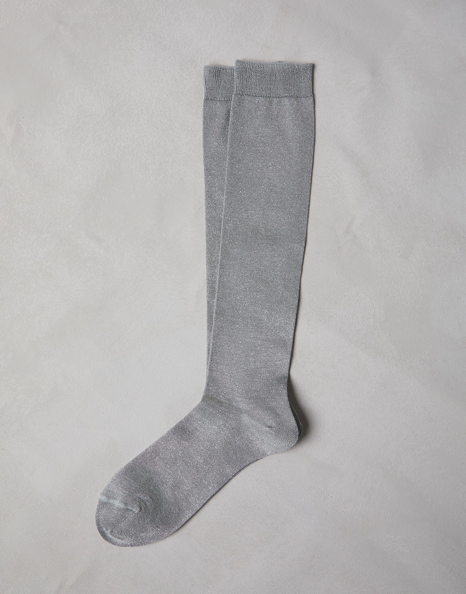 Sparkling knit socks - 1