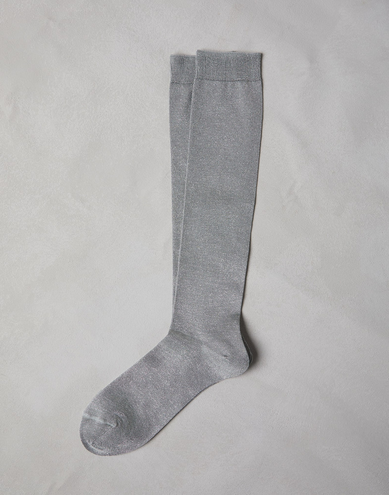 Sparkling knit socks 1