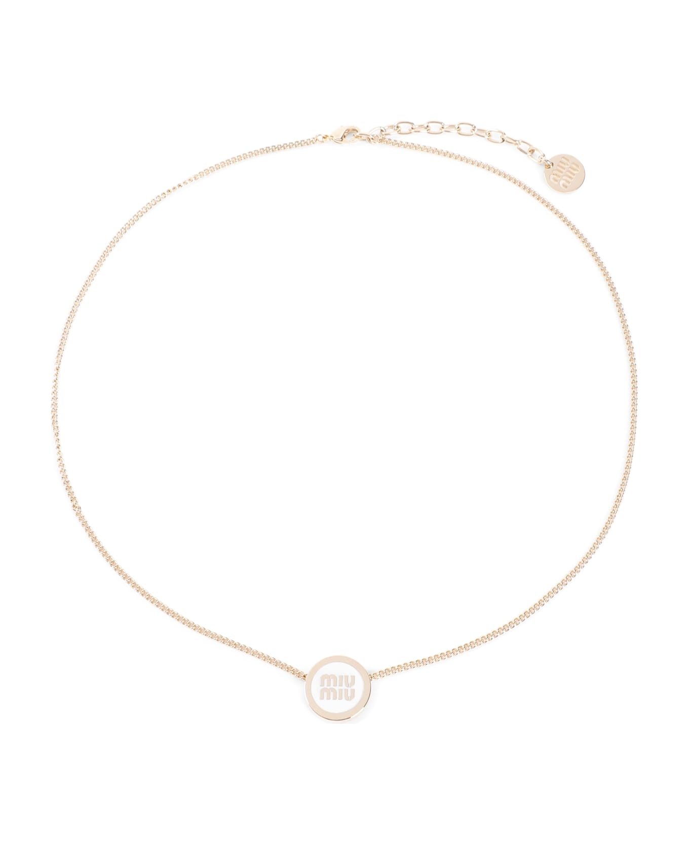 ネックレス・ペンダント Miu Miu Brass Necklace Miu Miu Brass Necklace Women In Gold | ModeSens