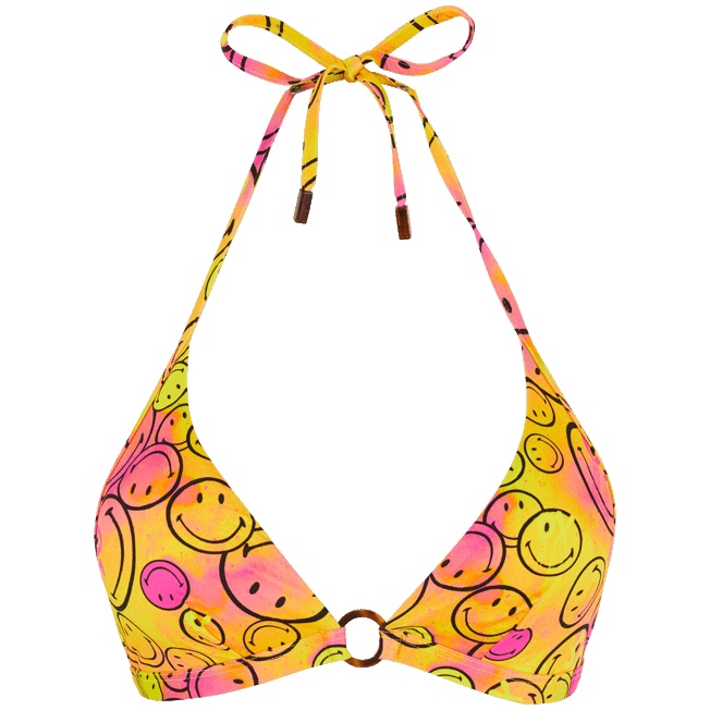 Women Halter Bikini Top Monsieur André - Vilebrequin x Smiley® - 1
