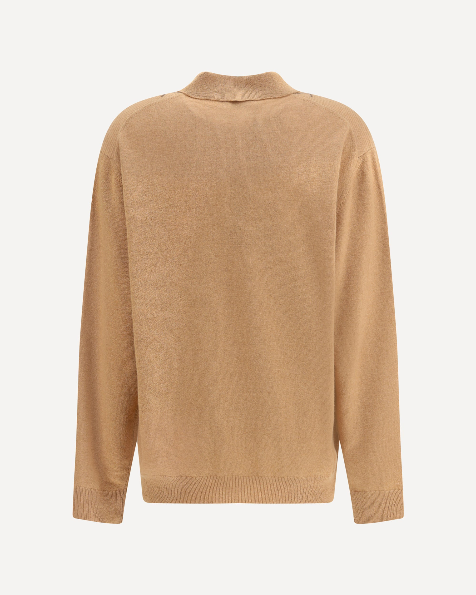 Diamond pattern polo Sweater - 2