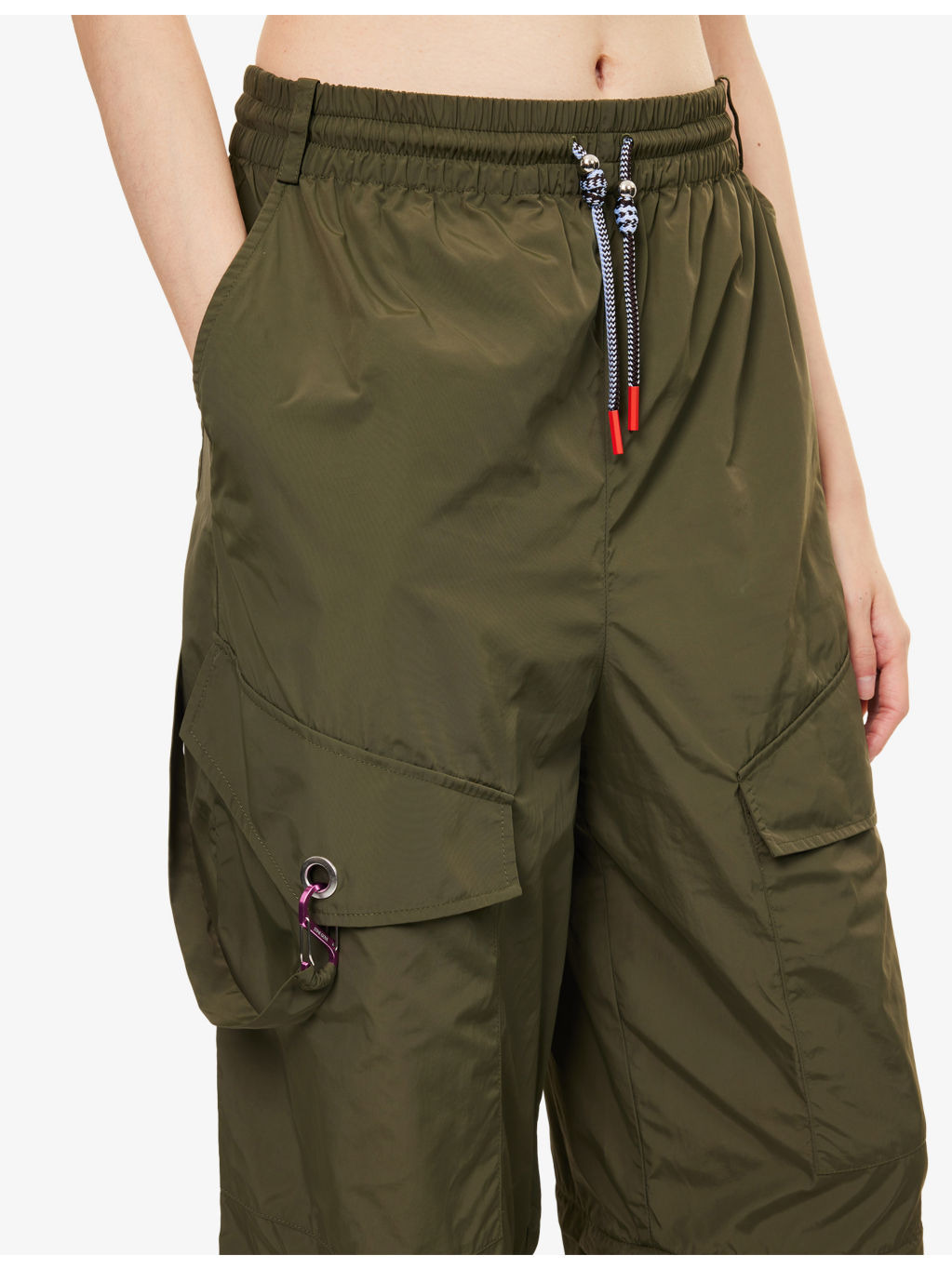 Girly Tech Detachable-Panel Woven Trousers - 5