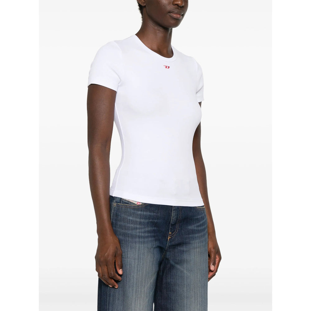 Diesel White Tops - T-Shirts & Jerseys Women - 5