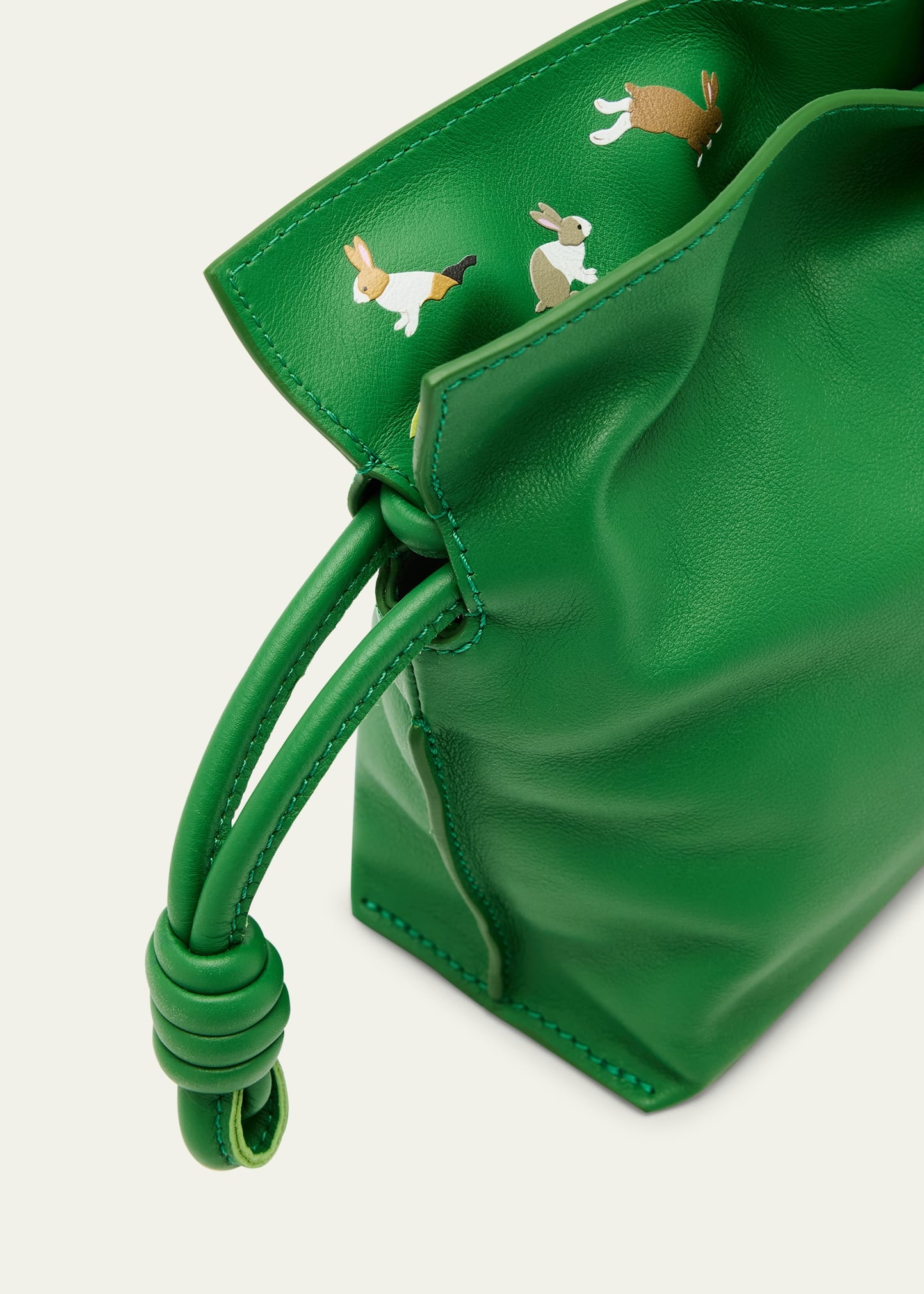 Loewe x Suna Fujita Flamenco Mini Bunnies Printed Clutch Bag
