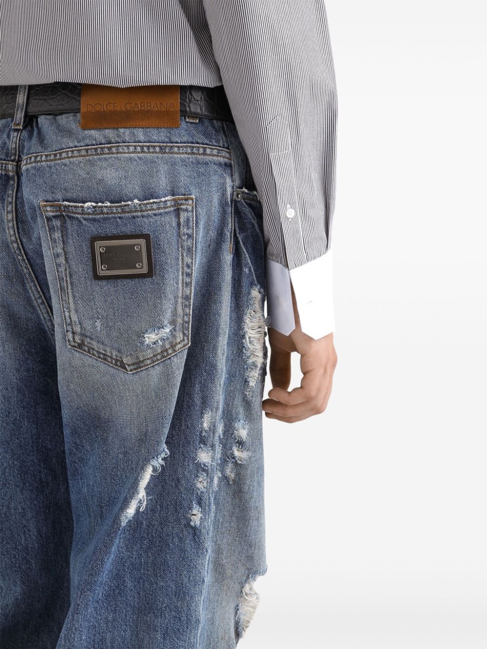 wide-leg jeans - 5