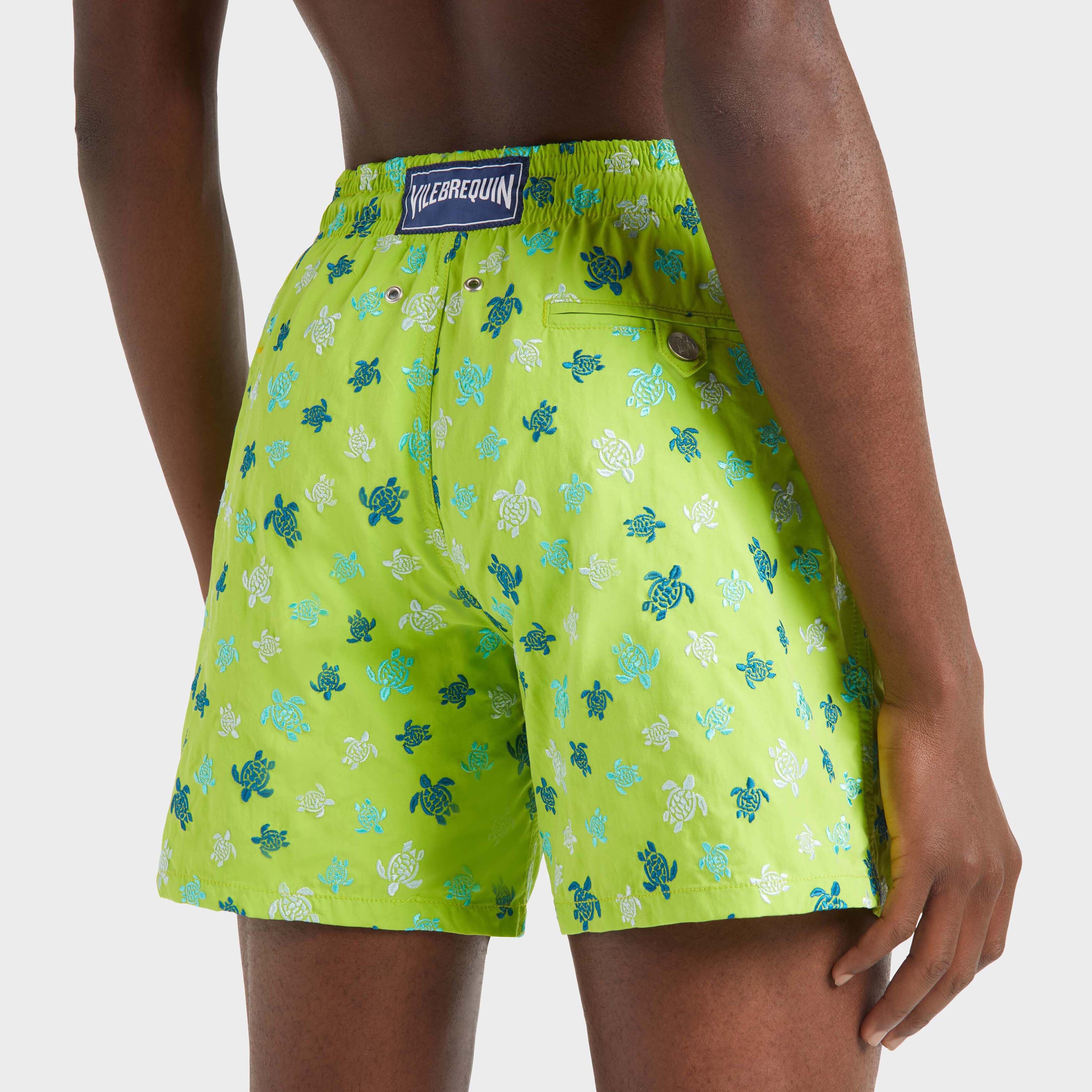 Men Swim Shorts Embroidered Ronde des Tortues - Limited Edition - 6