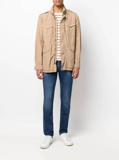 Herno multiple-pocket detail jacket outlook