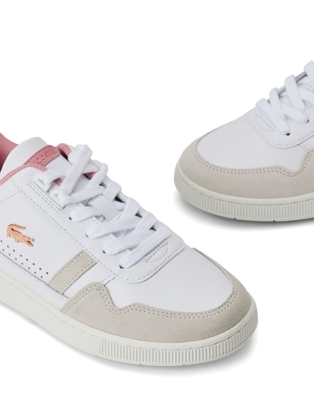 logo-appliquÃ© panelled sneakers - 4