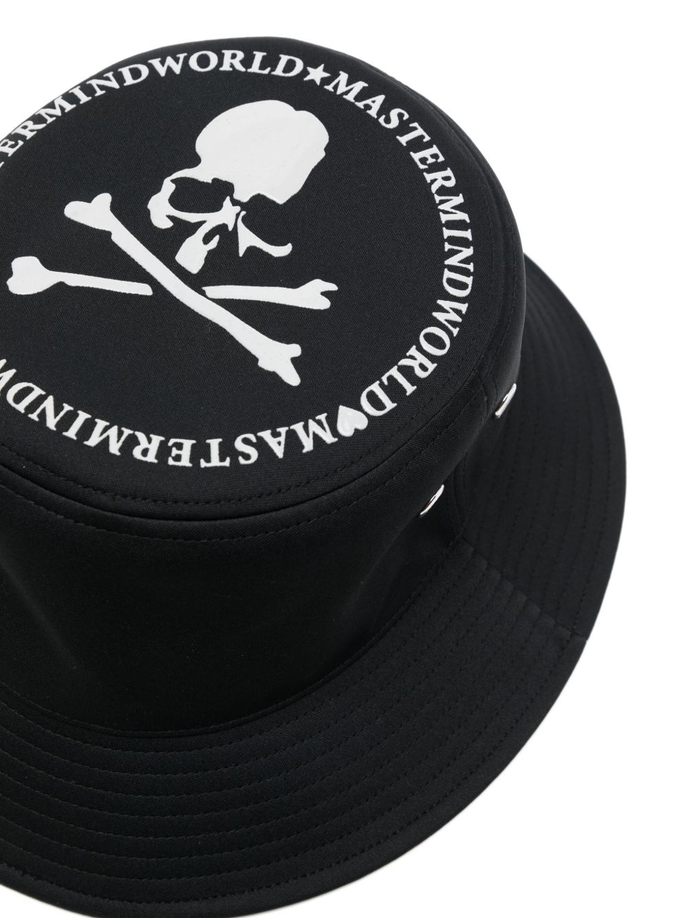logo-print bucket hat - 2