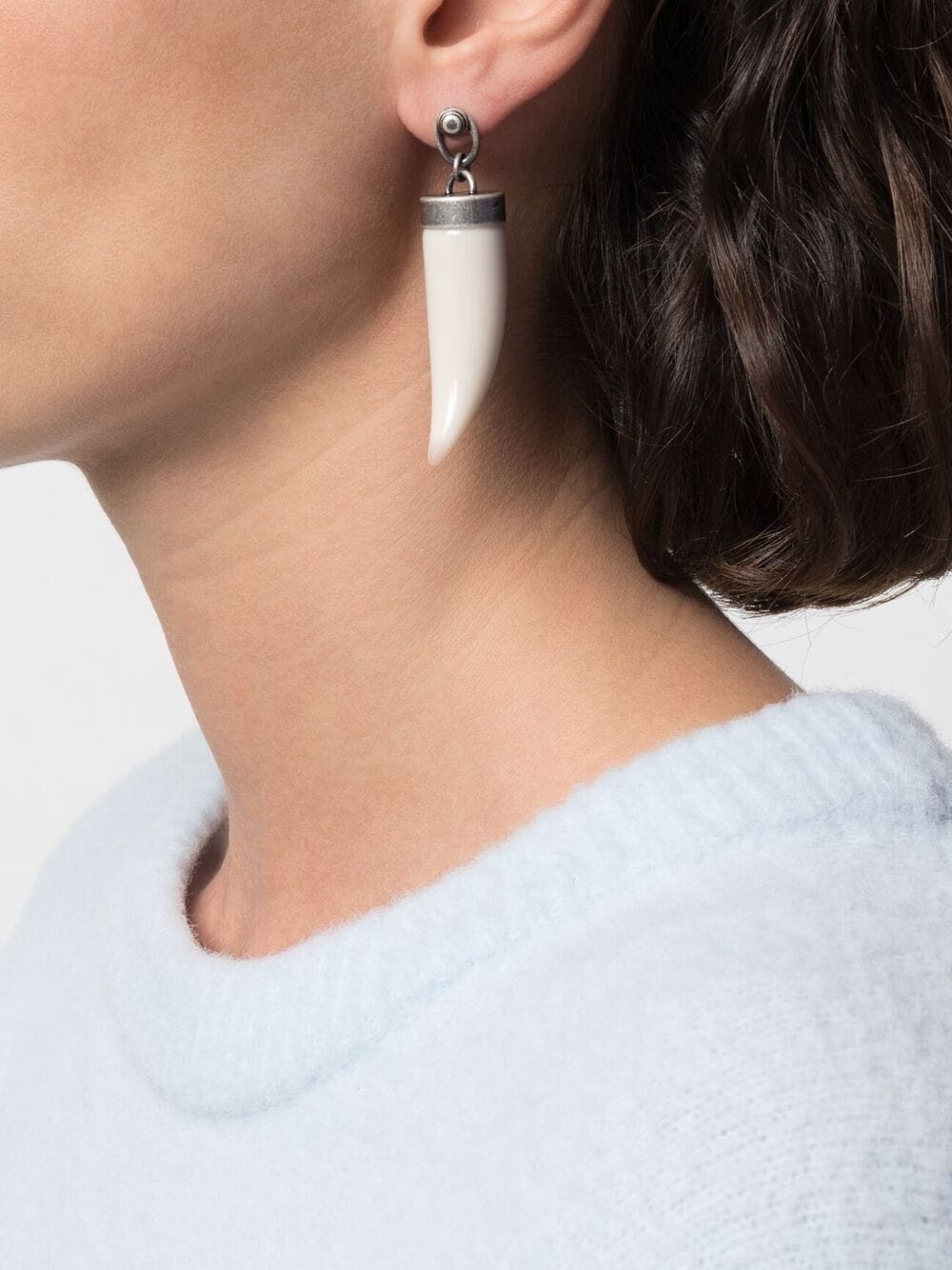 horn pendant earring - 2