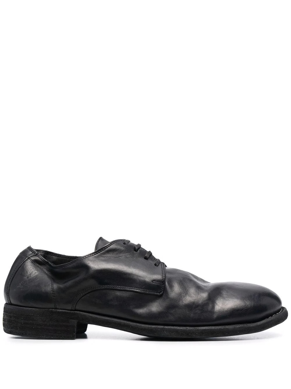 polished-finish lace-up shoes - 1