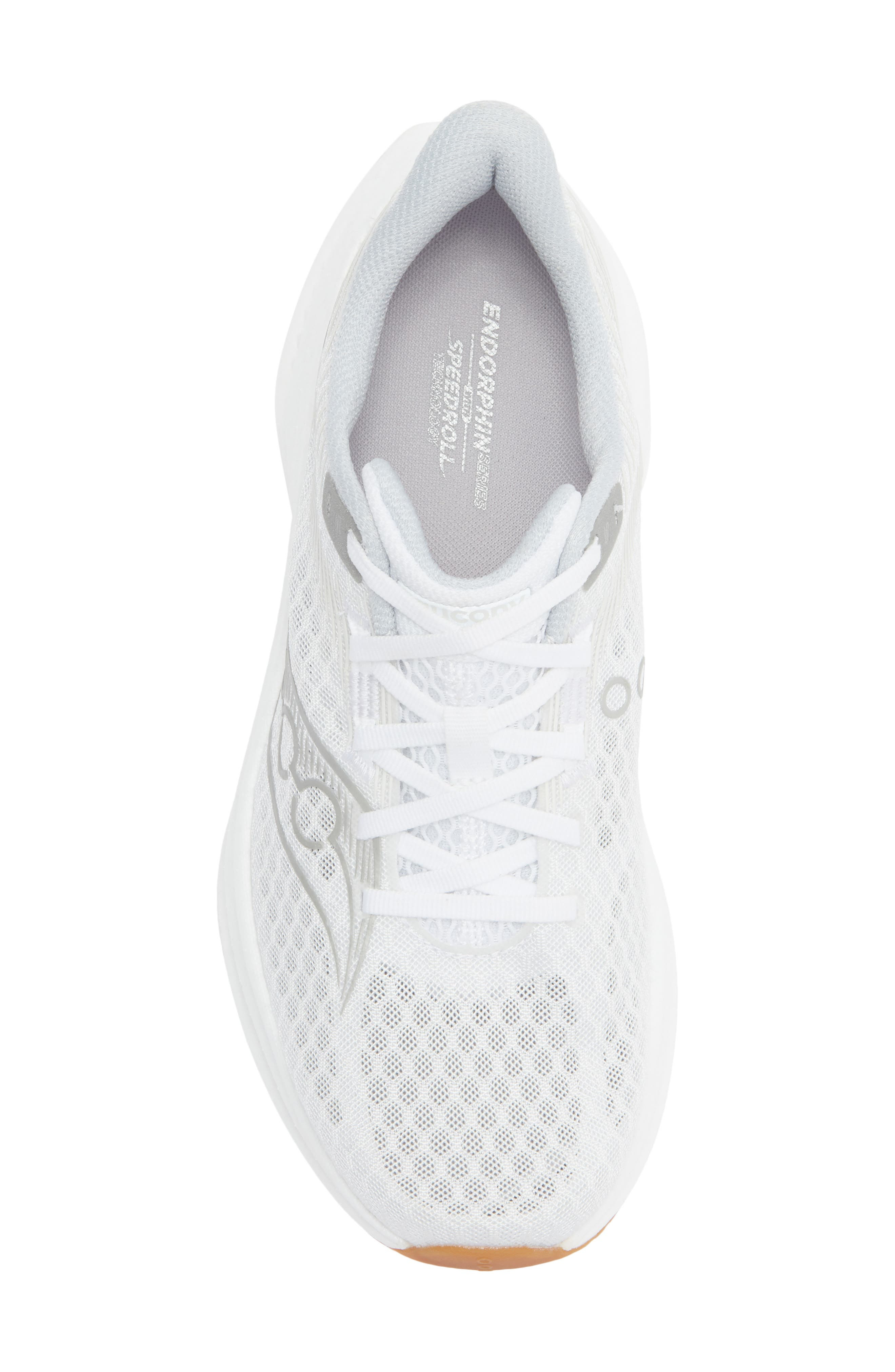 Saucony Endorphin Speed 5 Running Shoe in White/Gum at Nordstrom - 5