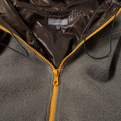 Lanvin Lanvin Mountain Fleece Popover Jacket outlook