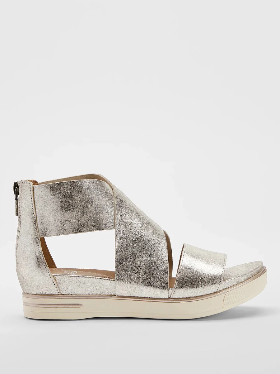 Metallic Sport Suede Sneaker Sandal - 1