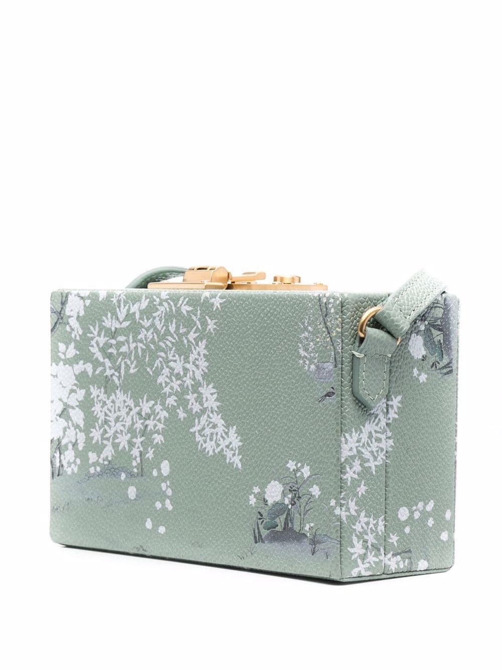 mini floral-print Trunk clutch - 3